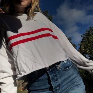 Brandy Melville John Galt Cropped Longsleeve